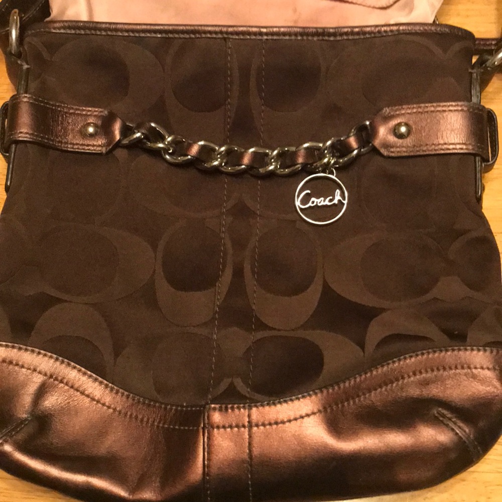 Barley used Coach purse